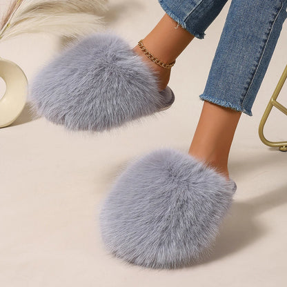 Fluffy Solid Baotou Slides