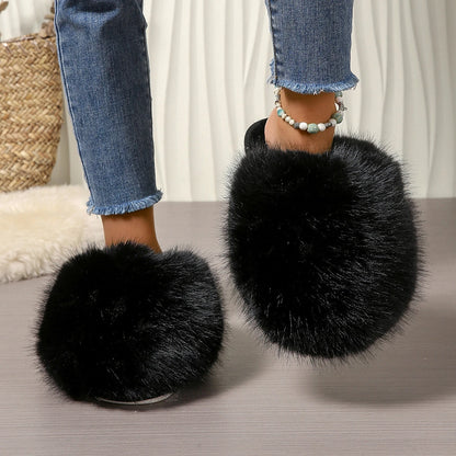 Fluffy Solid Baotou Slides