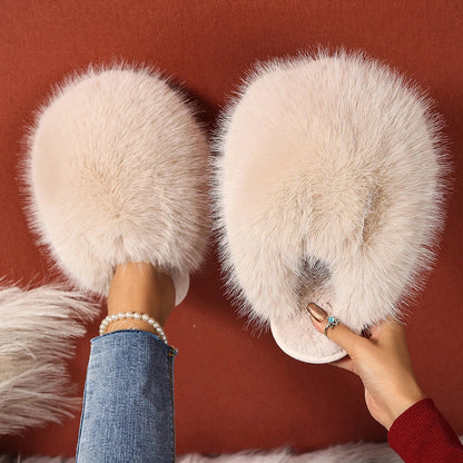 Fluffy Solid Baotou Slides